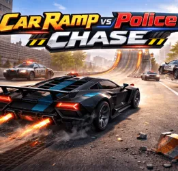 Car Ramp vs Police: CHASE