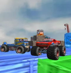 Monster Truck Driving Stunt Game Sim
