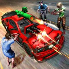 Racing Car Destroying Zombie